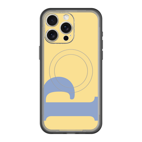 スリムプロテクションプレミアムケース with MagSafe［ オリジナル - initial color - P yellow ］