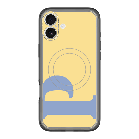 スリムプロテクションプレミアムケース with MagSafe［ オリジナル - initial color - P yellow ］