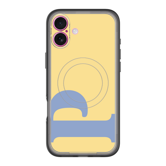 スリムプロテクションプレミアムケース with MagSafe［ オリジナル - initial color - P yellow ］