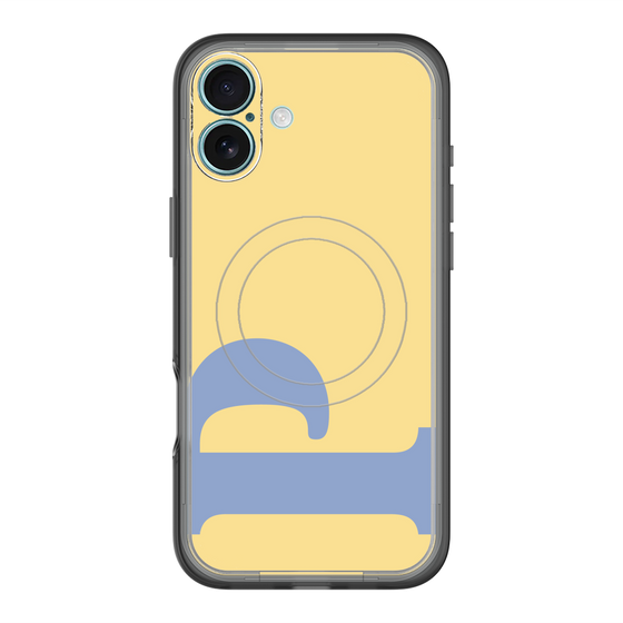 スリムプロテクションプレミアムケース with MagSafe［ オリジナル - initial color - P yellow ］