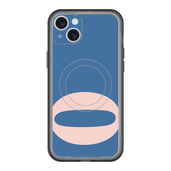 スリムプロテクションプレミアムケース with MagSafe［ オリジナル - initial color - Q navy ］