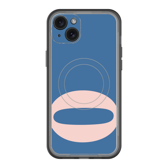スリムプロテクションプレミアムケース with MagSafe［ オリジナル - initial color - Q navy ］