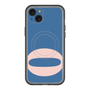 スリムプロテクションプレミアムケース with MagSafe［ オリジナル - initial color - Q navy ］