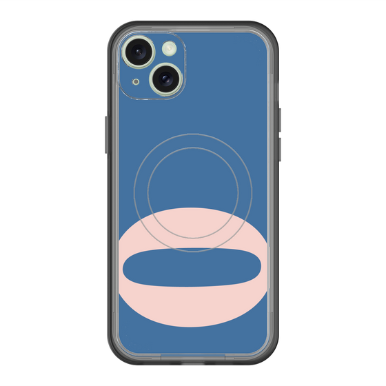 スリムプロテクションプレミアムケース with MagSafe［ オリジナル - initial color - Q navy ］