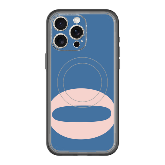 スリムプロテクションプレミアムケース with MagSafe［ オリジナル - initial color - Q navy ］