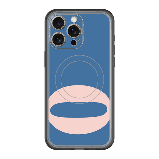 スリムプロテクションプレミアムケース with MagSafe［ オリジナル - initial color - Q navy ］