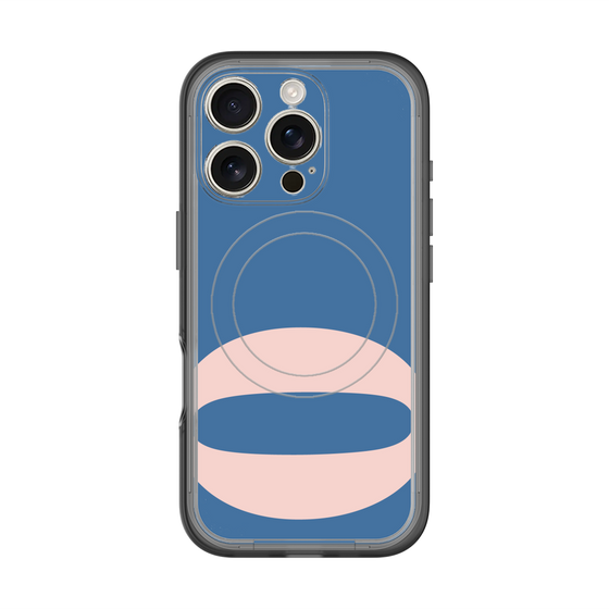 スリムプロテクションプレミアムケース with MagSafe［ オリジナル - initial color - Q navy ］
