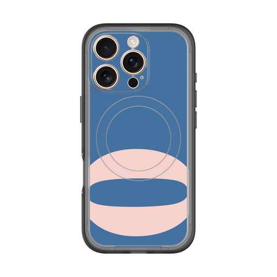 スリムプロテクションプレミアムケース with MagSafe［ オリジナル - initial color - Q navy ］