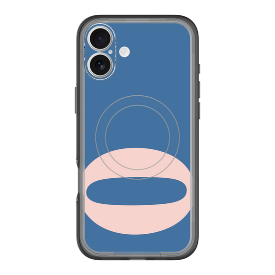スリムプロテクションプレミアムケース with MagSafe［ オリジナル - initial color - Q navy ］