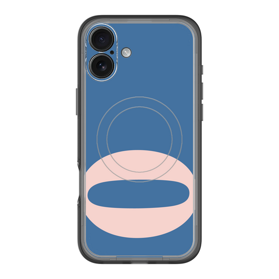 スリムプロテクションプレミアムケース with MagSafe［ オリジナル - initial color - Q navy ］