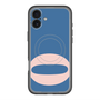 スリムプロテクションプレミアムケース with MagSafe［ オリジナル - initial color - Q navy ］