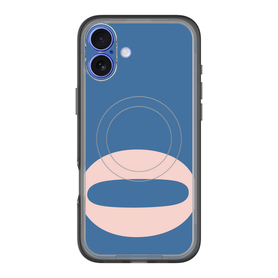 スリムプロテクションプレミアムケース with MagSafe［ オリジナル - initial color - Q navy ］