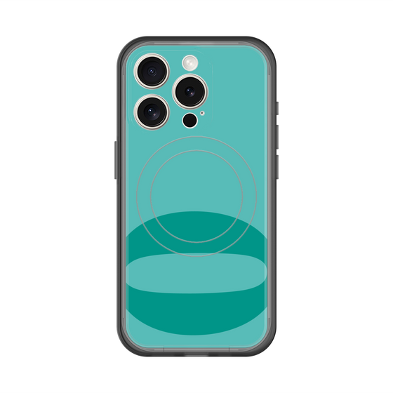 スリムプロテクションプレミアムケース with MagSafe［ オリジナル - initial color - Q light green ］