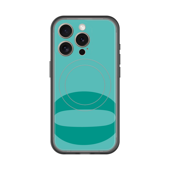 スリムプロテクションプレミアムケース with MagSafe［ オリジナル - initial color - Q light green ］