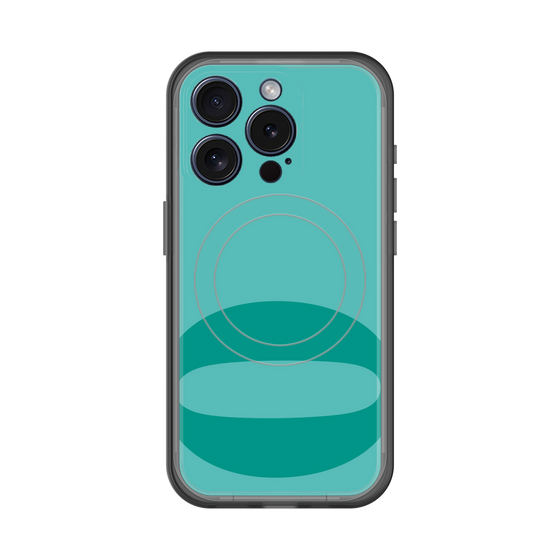 スリムプロテクションプレミアムケース with MagSafe［ オリジナル - initial color - Q light green ］
