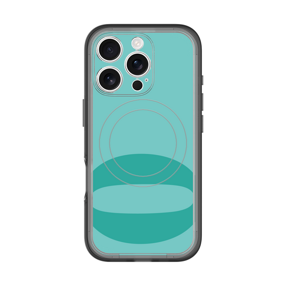 スリムプロテクションプレミアムケース with MagSafe［ オリジナル - initial color - Q light green ］