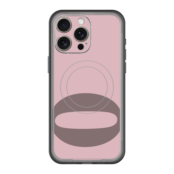 スリムプロテクションプレミアムケース with MagSafe［ オリジナル - initial color - Q dusty pink ］
