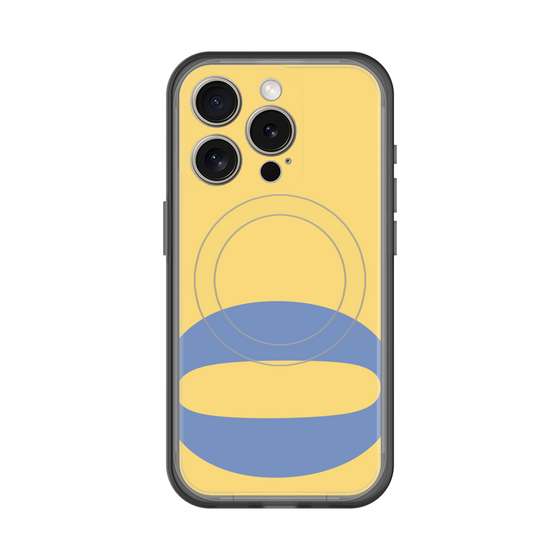 スリムプロテクションプレミアムケース with MagSafe［ オリジナル - initial color - Q yellow ］