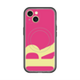 スリムプロテクションプレミアムケース with MagSafe［ オリジナル - initial color - R pink ］