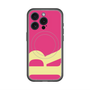 スリムプロテクションプレミアムケース with MagSafe［ オリジナル - initial color - R pink ］