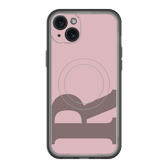 スリムプロテクションプレミアムケース with MagSafe［ オリジナル - initial color - R dusty pink ］