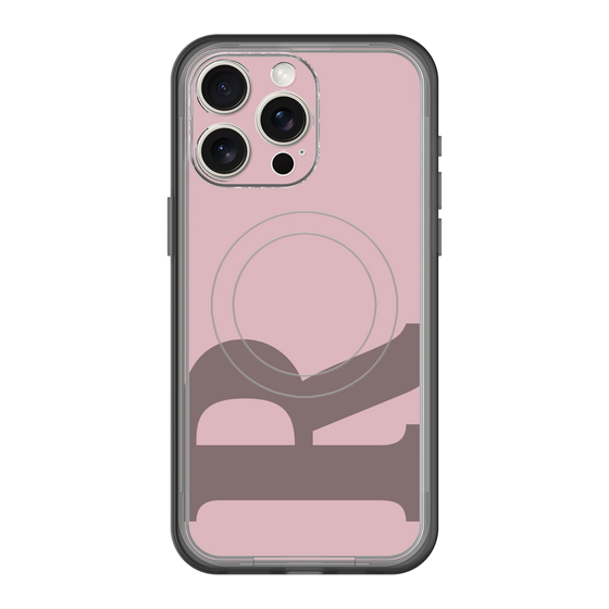 スリムプロテクションプレミアムケース with MagSafe［ オリジナル - initial color - R dusty pink ］