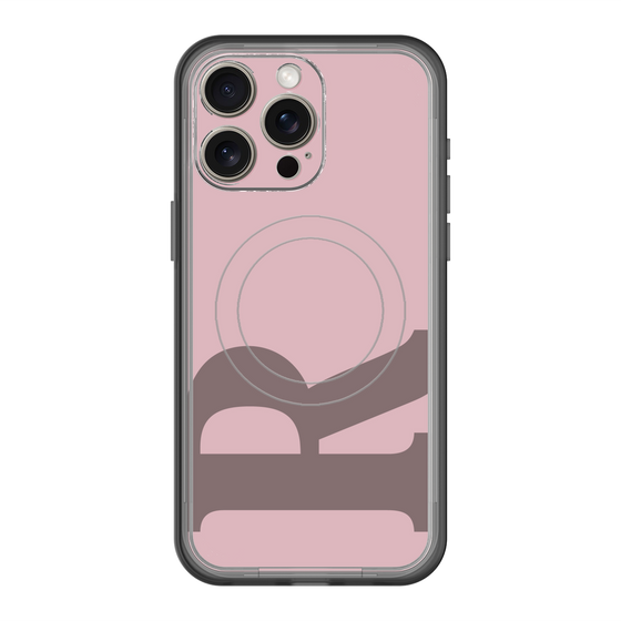 スリムプロテクションプレミアムケース with MagSafe［ オリジナル - initial color - R dusty pink ］
