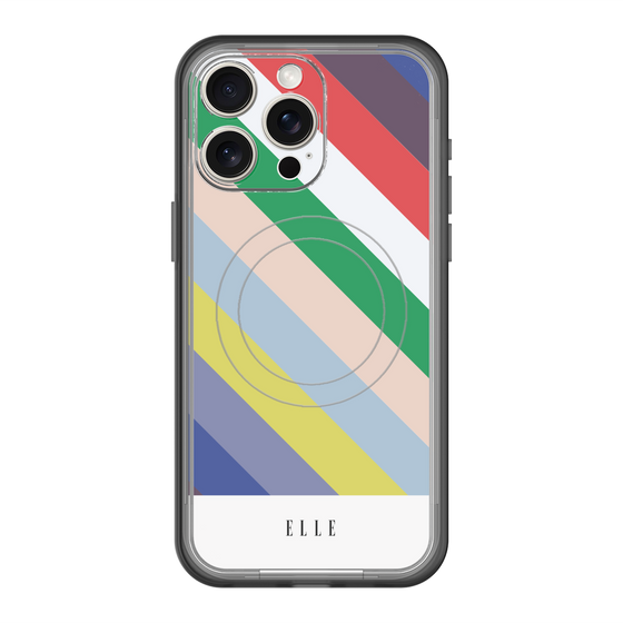 スリムプロテクションプレミアムケース with MagSafe［ ELLE - シック - スプリング ］