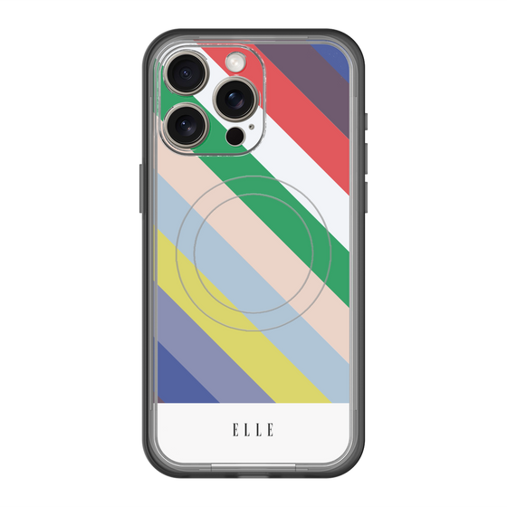 スリムプロテクションプレミアムケース with MagSafe［ ELLE - シック - スプリング ］