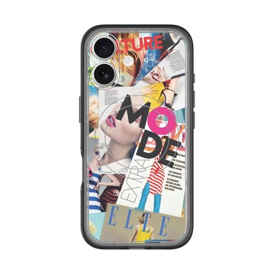 スリムプロテクションプレミアムケース with MagSafe［ ELLE - マガジン- カラー ］