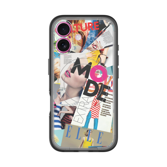 スリムプロテクションプレミアムケース with MagSafe［ ELLE - マガジン- カラー ］