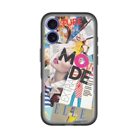 スリムプロテクションプレミアムケース with MagSafe［ ELLE - マガジン- カラー ］