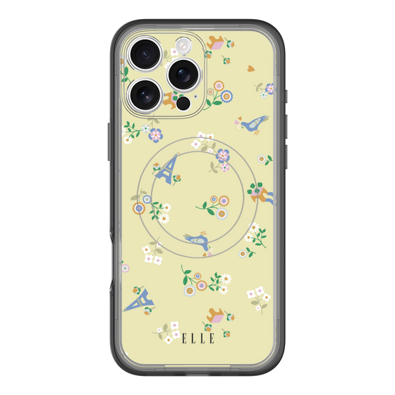 スリムプロテクションプレミアムケース with MagSafe［ ELLE - チャーミングパリ ］