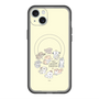 スリムプロテクションプレミアムケース with MagSafe［ こんにちは、いぬです - みんなそろって - ベージュ ］