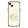 スリムプロテクションプレミアムケース with MagSafe［ こんにちは、いぬです - みんなそろって - ベージュ ］