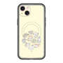 スリムプロテクションプレミアムケース with MagSafe［ こんにちは、いぬです - みんなそろって - ベージュ ］