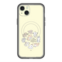 スリムプロテクションプレミアムケース with MagSafe［ こんにちは、いぬです - みんなそろって - ベージュ ］