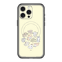 スリムプロテクションプレミアムケース with MagSafe［ こんにちは、いぬです - みんなそろって - ベージュ ］