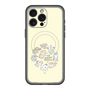 スリムプロテクションプレミアムケース with MagSafe［ こんにちは、いぬです - みんなそろって - ベージュ ］
