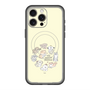 スリムプロテクションプレミアムケース with MagSafe［ こんにちは、いぬです - みんなそろって - ベージュ ］