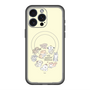 スリムプロテクションプレミアムケース with MagSafe［ こんにちは、いぬです - みんなそろって - ベージュ ］