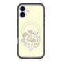 スリムプロテクションプレミアムケース with MagSafe［ こんにちは、いぬです - みんなそろって - ベージュ ］