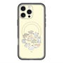 スリムプロテクションプレミアムケース with MagSafe［ こんにちは、いぬです - みんなそろって - ベージュ ］