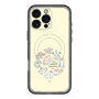 スリムプロテクションプレミアムケース with MagSafe［ こんにちは、いぬです - みんなそろって - ベージュ ］