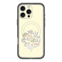 スリムプロテクションプレミアムケース with MagSafe［ こんにちは、いぬです - みんなそろって - ベージュ ］