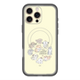 スリムプロテクションプレミアムケース with MagSafe［ こんにちは、いぬです - みんなそろって - ベージュ ］