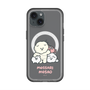 スリムプロテクションプレミアムケース with MagSafe［ もっさりもさお - みんないっしょ - クリア ］