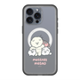 スリムプロテクションプレミアムケース with MagSafe［ もっさりもさお - みんないっしょ - クリア ］