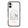 スリムプロテクションプレミアムケース with MagSafe［ もっさりもさお - みんないっしょ - クリア ］