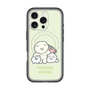 スリムプロテクションプレミアムケース with MagSafe［ もっさりもさお - みんないっしょ - グリーン ］